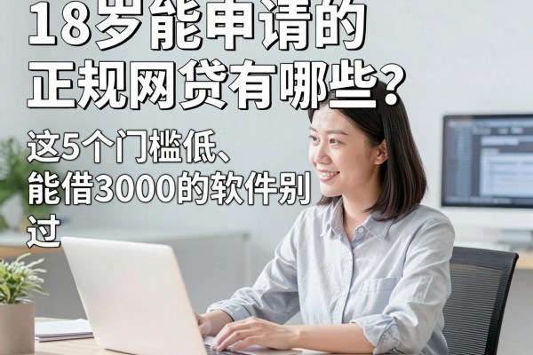 18岁能申请的正规网贷有哪些？这5个门槛低、能借3000的软件别错过