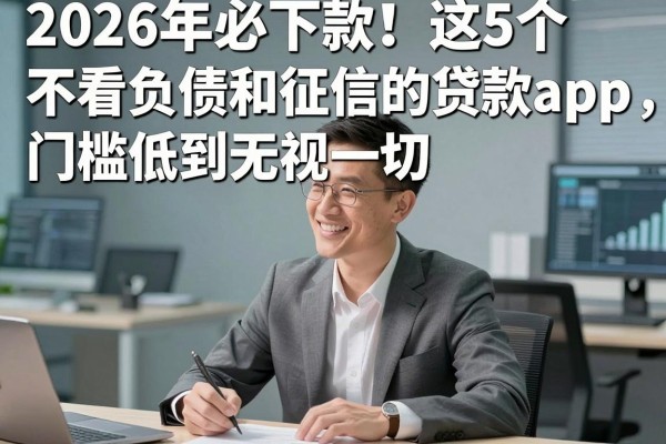 2026年必下款!这5个不看负债和征信的贷款app,门槛低到无视一切