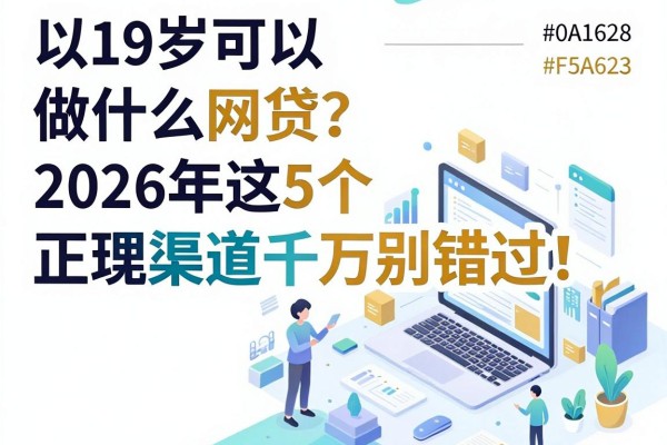 19岁可以做什么网贷?2026年这5个正规渠道千万别错过!