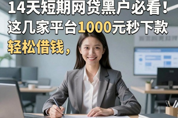 14天短期网贷黑户必看！这几家平台1000元秒下款，轻松借钱无压力
