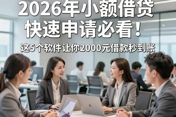 2026年小额借贷快速申请必看!这5个软件让你2000元借款秒到账