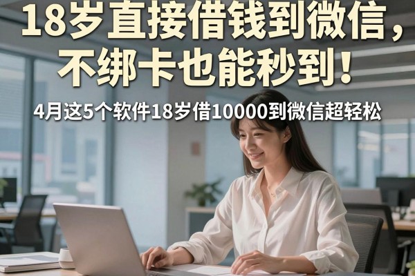 18岁直接借钱到微信，不绑卡也能秒到！4月这5个软件18岁借10000到微信超轻松