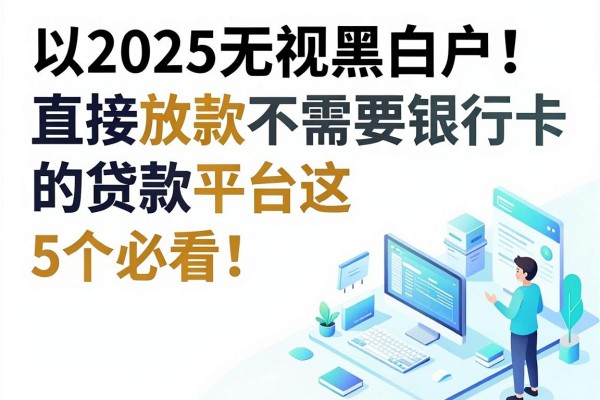 2025无视黑白户!直接放款不需要银行卡的贷款平台这5个必看!