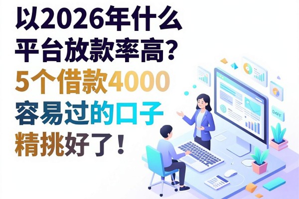 2026年什么平台放款率高？这5个借款4000容易过的口子精挑好了！