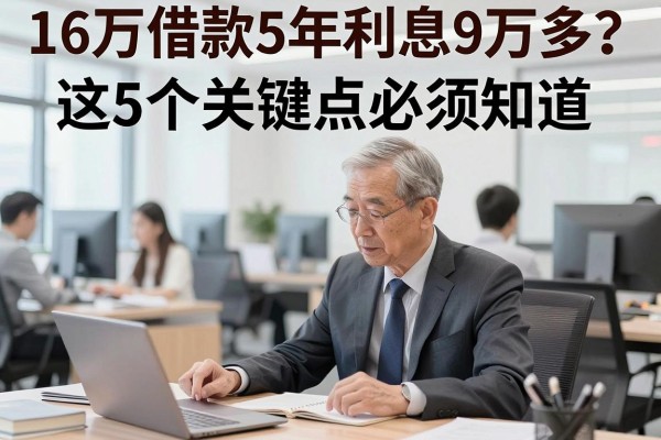 16万借款5年利息9万多?这5个关键点必须知道!