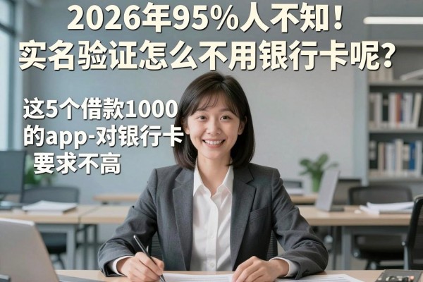 2026年95%人不知!实名验证怎么不用银行卡呢?这5个借款1000的app对银行卡要求不高