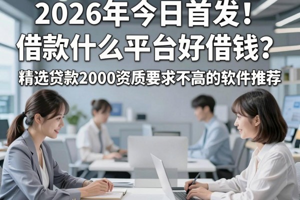 2026年今日首发!借款什么平台好借钱?精选贷款2000资质要求不高的软件推荐