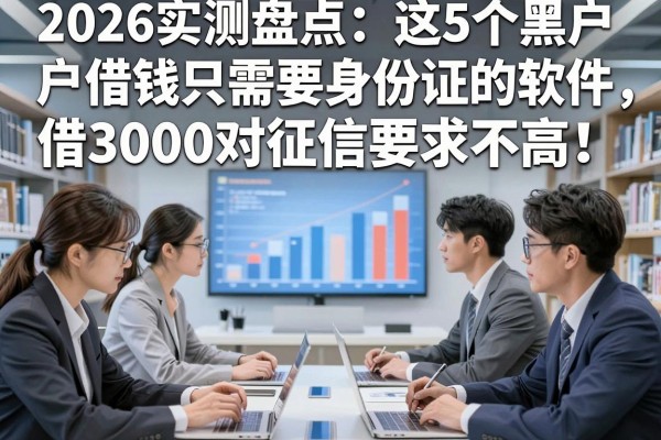 2026实测盘点:这5个黑户借钱只需要身份证的软件,借3000对征信要求不高!