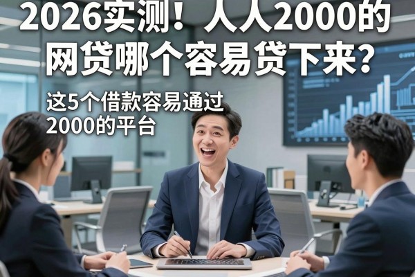 2026实测!人人2000的网贷哪个容易贷下来?这5个借款容易通过2000的平台超便捷