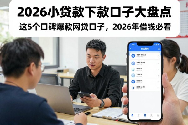 2026小额贷款下款口子大盘点!这5个口碑爆款网贷口子,2026年借钱必看