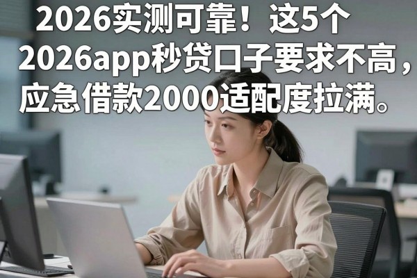 2026实测可靠！这5个2026app秒贷口子要求不高，应急借款2000适配度拉满