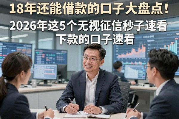 18年还能借款的口子大盘点!2026年这5个无视征信秒下款的口子速看
