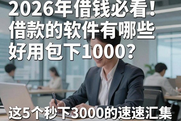 2026年借钱必看!借款的软件有哪些好用包下1000?这5个秒下3000的速速汇集