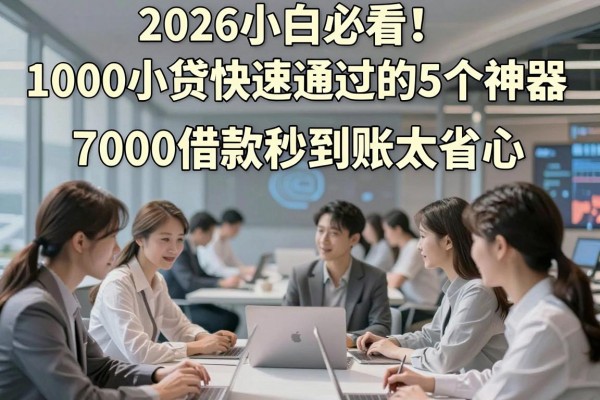 2026小白必看!1000小贷快速通过的5个神器,7000借款秒到账太省心