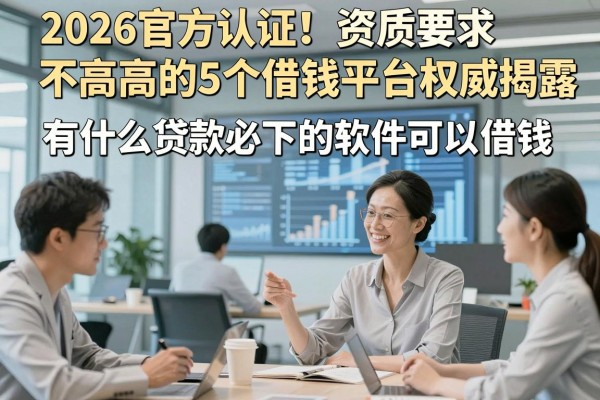 2026官方认证!资质要求不高的5个借钱平台权威揭露,有什么贷款必下的软件可以借钱?