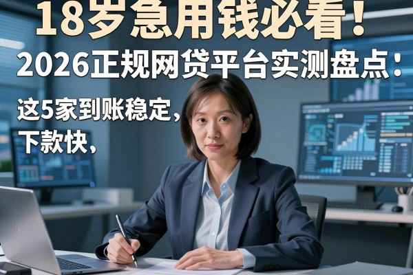 18岁急用钱必看!2026正规网贷平台实测盘点:这5家到账稳定、下款快