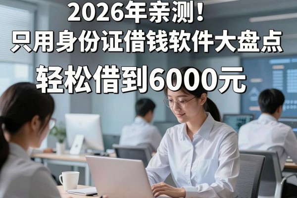 2026年亲测！只用身份证借钱软件大盘点，轻松借到6000元