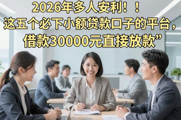 2026年多人安利!这五个必下小额贷款口子的平台,借款30000元直接放款