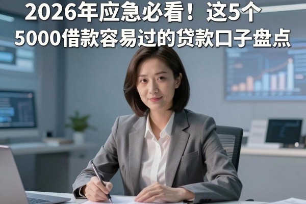 2026年应急必看!这5个5000借款容易过的贷款口子盘点,哪些贷款口子容易过审速来了解