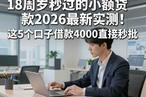 18周岁秒过的小额贷款2026最新实测！这5个口子借款4000直接秒批