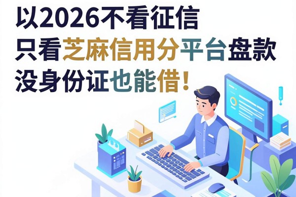 2026不看征信只看芝麻信用分的微信借款平台盘点,没身份证也能借!