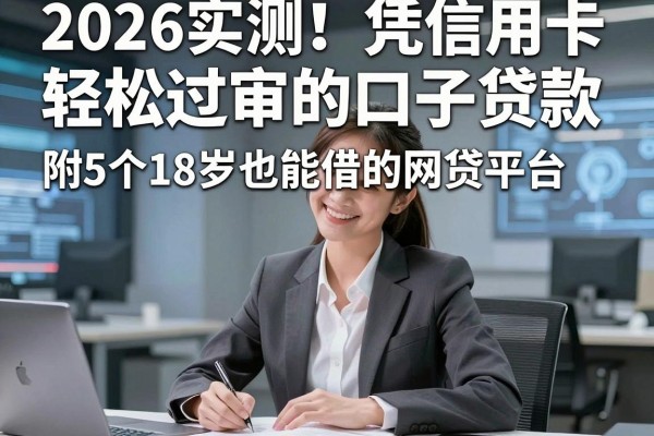 2026实测!凭信用卡轻松过审的口子贷款,附5个18岁也能借的网贷平台