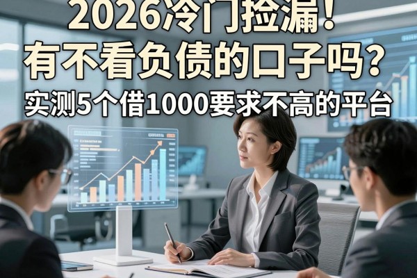 2026冷门捡漏!有不看负债的口子吗?实测5个借1000要求不高的平台