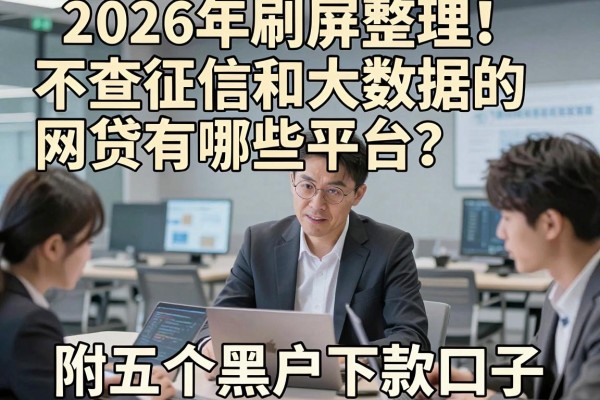 2026年刷屏整理!不查征信和大数据的网贷有哪些平台?附五个黑户下款口子