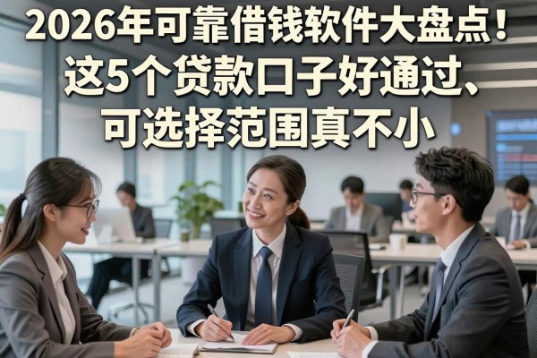 2026年可靠借钱软件大盘点!这5个贷款口子好通过、可选择范围真不小
