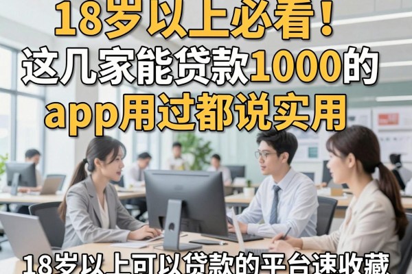 18岁以上必看!这几家能贷款1000的APP用过都说实用,18岁以上可以贷款的平台速收藏