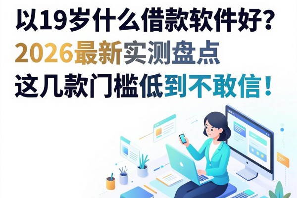 19岁什么借款软件好?2026最新实测盘点,这几款门槛低到不敢信!