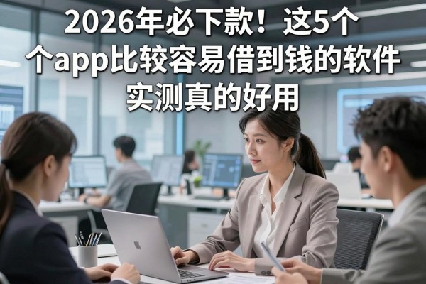 2026年必下款!这5个app比较容易借到钱的软件,实测真的好用!