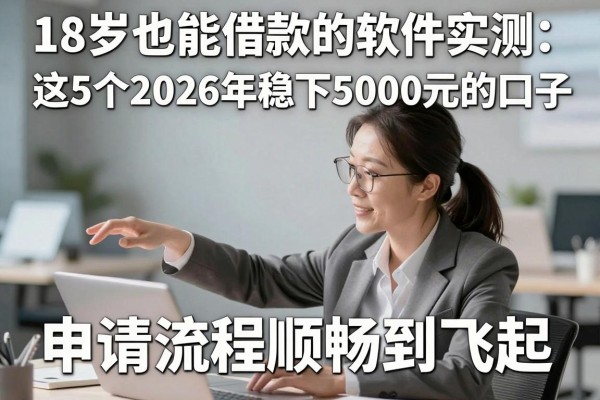 18岁也能借款的软件实测：这5个2026年稳下5000元的口子，申请流程顺畅到飞起