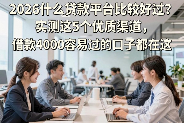 2026什么贷款平台比较好过?实测这5个优质渠道,借款4000容易过的口子都在这
