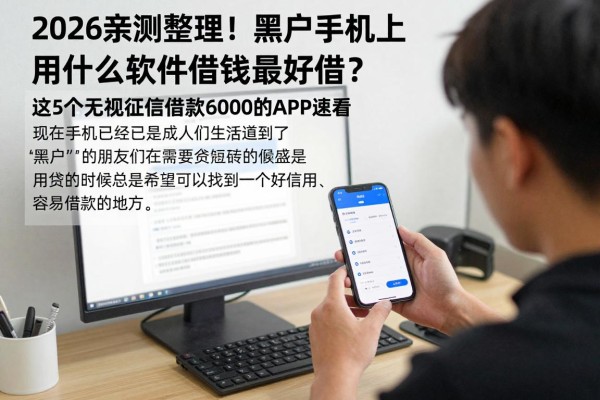 2026亲测整理!黑户手机上用什么软件借钱最好借?这5个无视征信借款6000的APP速看