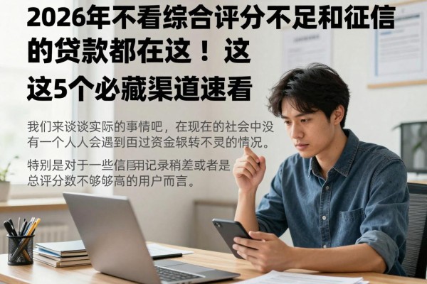 2026年不看综合评分不足和征信的贷款都在这!这5个必藏渠道速看