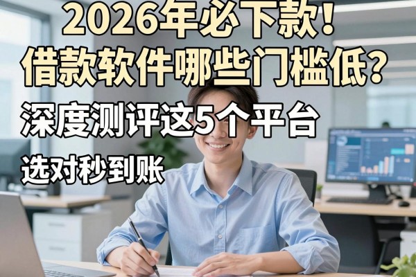 2026年必下款！借款软件哪些门槛低？深度测评这5个平台，选对秒到账！