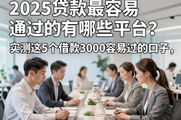 2025贷款最容易通过的有哪些平台?实测这5个借款3000容易过的口子,急用钱速下!