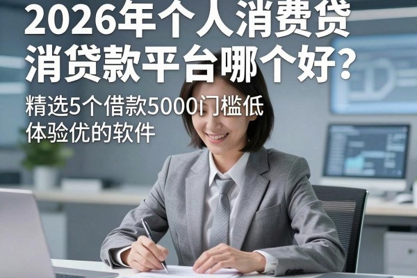 2026年个人消费贷款平台哪个好？精选5个借款5000门槛低、体验优的软件
