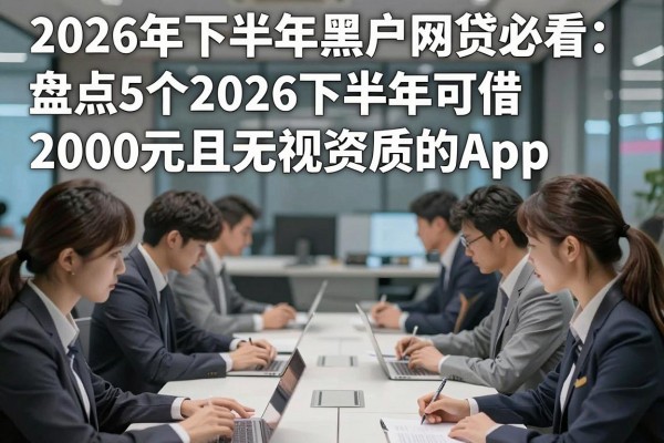 2026年下半年黑户网贷必看:盘点5个2026下半年可借2000元且无视资质的App