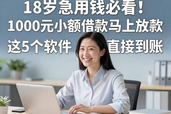 18岁急用钱必看！1000元小额借款马上放款，这5个软件直接到账