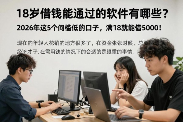 18岁借钱能通过的软件有哪些？2026年这5个门槛低的口子，满18就能借5000！