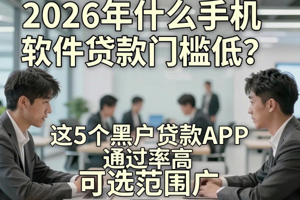 2026年什么手机软件贷款门槛低?这5个黑户贷款APP通过率高,可选范围广!