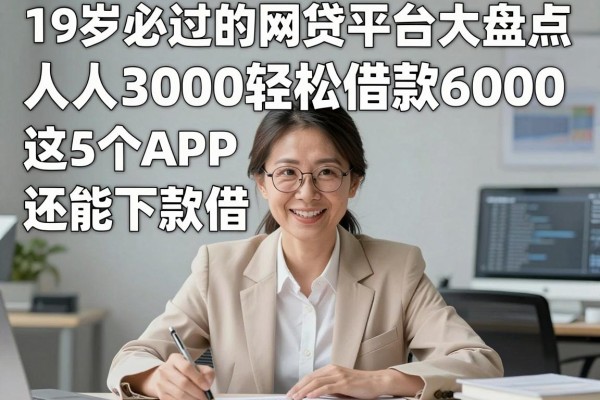 19岁必过的网贷平台大盘点,人人3000轻松借,这5个APP还能下款6000!