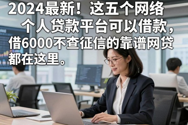 2024最新！这五个网络个人贷款平台可以借款，借6000不查征信的靠谱网贷app都在这里