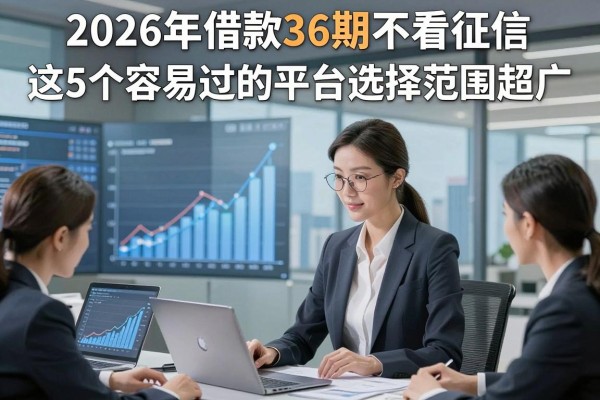 2026年借款36期不看征信，这5个容易过的平台选择范围超广！