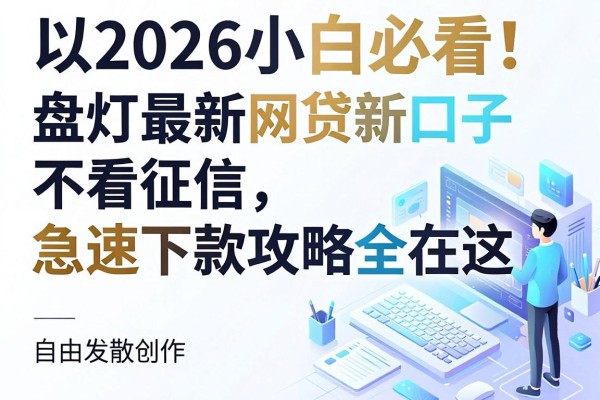 2026小白必看!盘点最新网贷新口子不看征信,急速下款攻略全在这