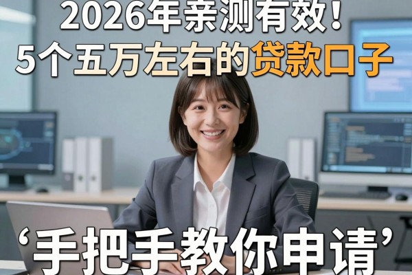 2026年亲测有效!5个五万左右的贷款口子,手把手教你申请