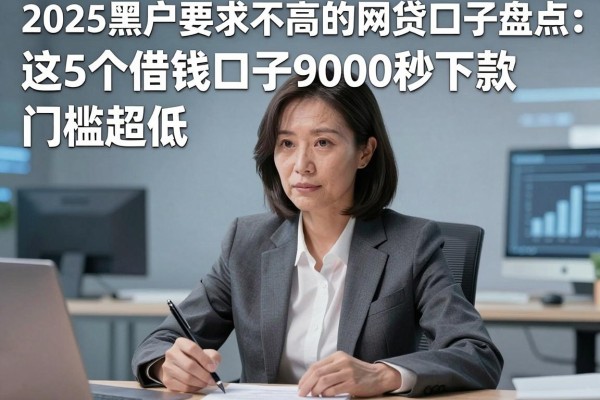 2025黑户要求不高的网贷口子盘点：这5个借钱口子9000秒下款，门槛超低！