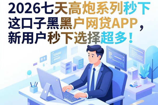 2026七天高炮系列秒下口子大盘点！这5个黑户网贷APP，新用户秒下选择超多！